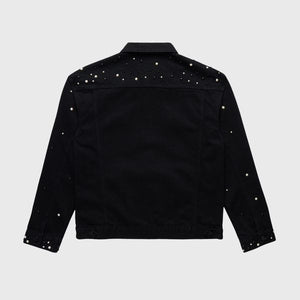 Pearl Denim Jacket Black