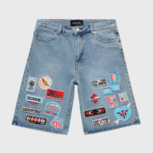 Road Trip Shorts Blue Denim – HommeFemmeLA