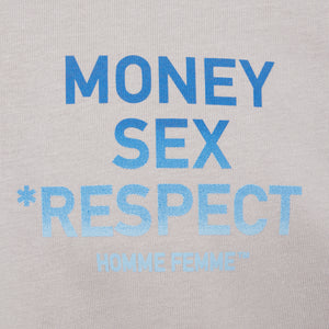 Respect Tee Grey and Blue