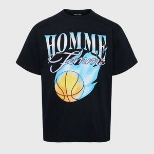 Heat Check Tee Black and Blue