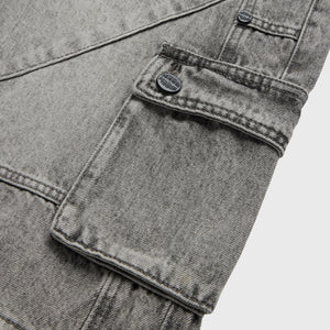 Bourne Denim Short Grey