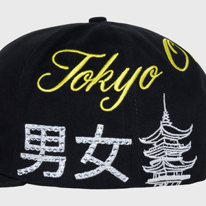 Japan Gemstone Hat Black
