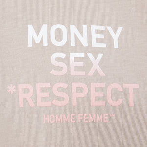 Respect Tee Grey and Pink