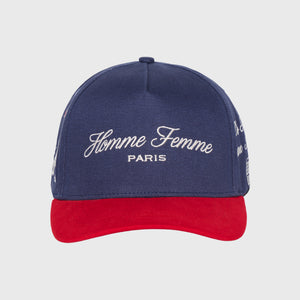 Paris Prestige Snapback Navy & Red