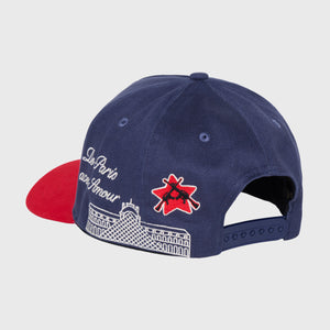 Paris Prestige Snapback Navy & Red