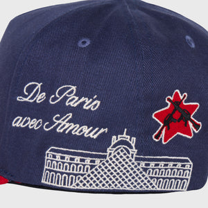 Paris Prestige Snapback Navy & Red