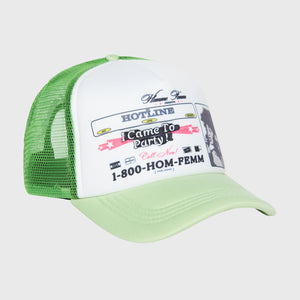 Call Now Trucker Green