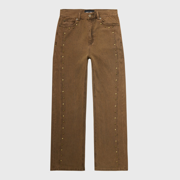 ボトムス hello lupo brown denim pants 18-24m HELLO LUPO - Lupo Jeans / brown denim (18m〜5y s