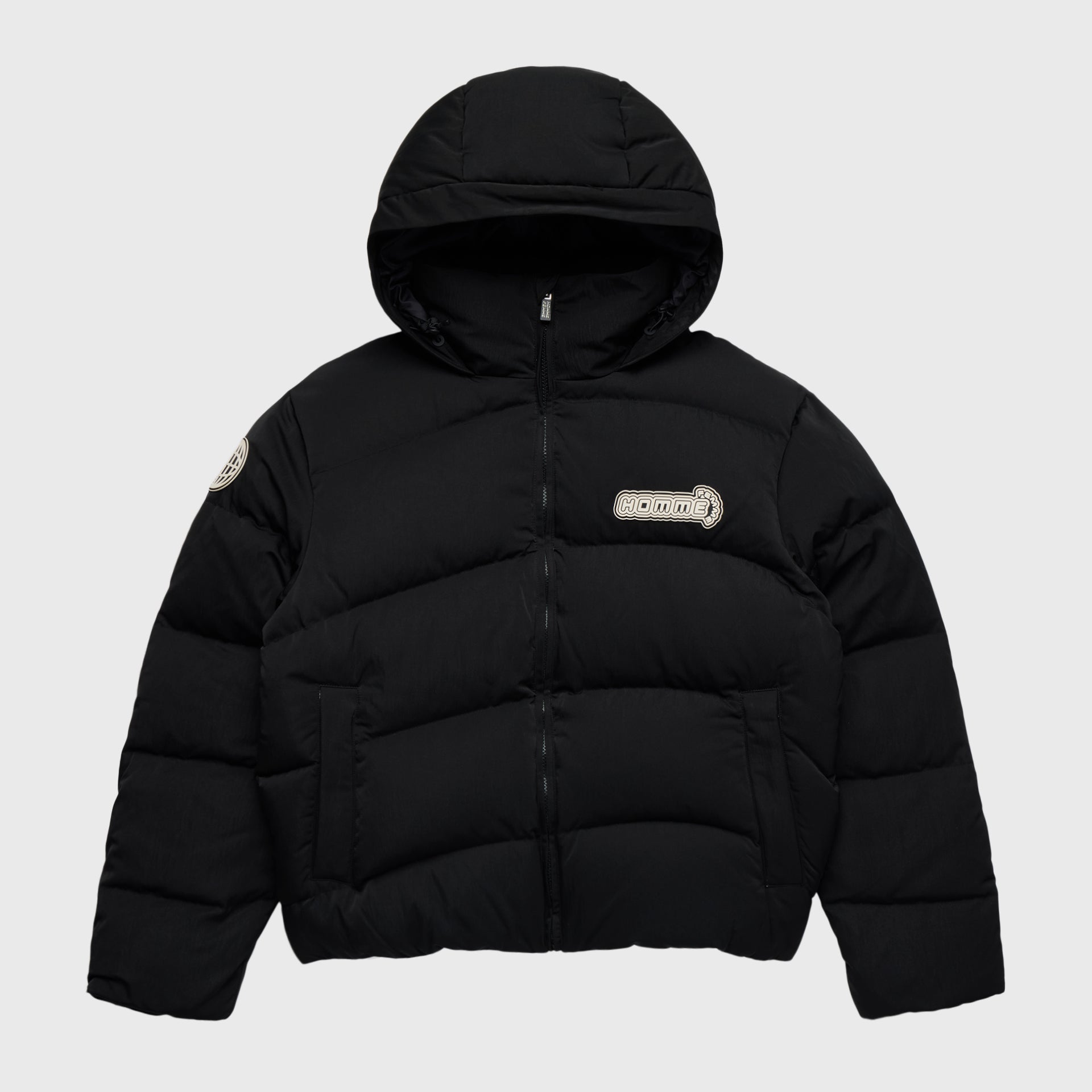 London Down Puffer Jacket Black – HommeFemmeLA