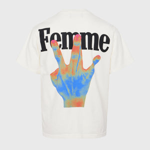 Twisted Fingers Tee Cream with Infrared