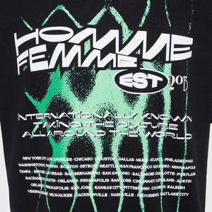 Festival Tee Black and Green