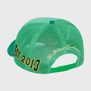 Global Logo Trucker Hat Green