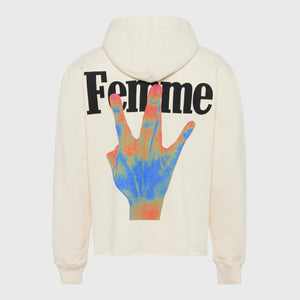 Twisted Fingers Infrared Hoodie Cream