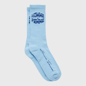 Logo Socks Baby Blue