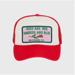 Poetry Trucker Hat Red