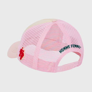 Poetry Trucker Hat Pink