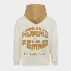 Respect HommeFemmeLA – and Cream Tan Hoodie