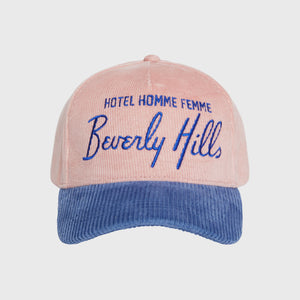 Homme Hotel Corduroy Hat Pink