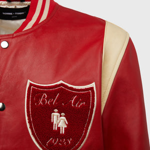 Bel-Air Varsity Jacket Red