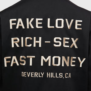 Beverly Hills Twill Jacket Black