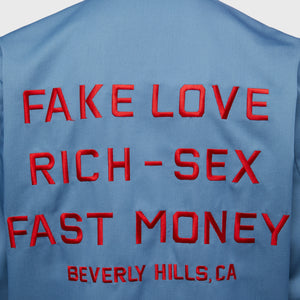 Beverly Hills Twill Jacket Blue
