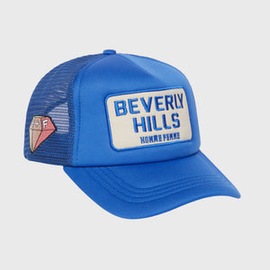 Beverly Hills Trucker Hat Blue