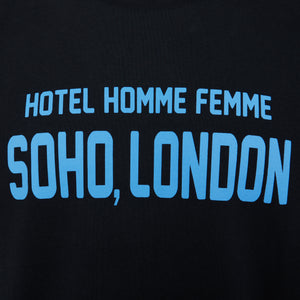 Hotel Homme Femme London Tee Black
