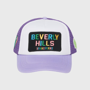 Beverly Hills Trucker Hat Purple