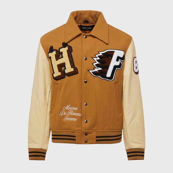 Homme Femme Varsity Jacket sz offers large