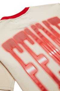 Twilight Tee Cream and Red