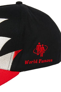 88 Signature Snapback Black with Red and Grey