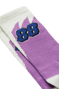88 Signature Socks Purple