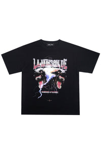 Maison Dog Tee Black