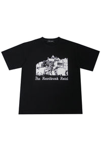 Heartbreak Hotel Tee Black and White