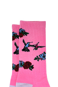 Floral Socks Pink