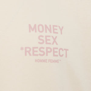 Respect Tee Cream and Pink