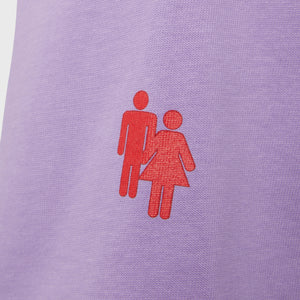 Hotel Homme Femme Tee Purple and Red