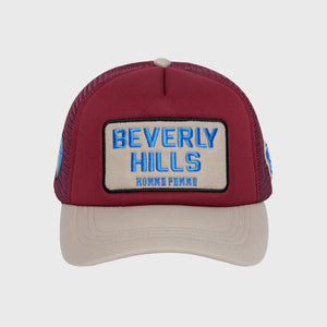 Beverly Hills Trucker Hat Maroon
