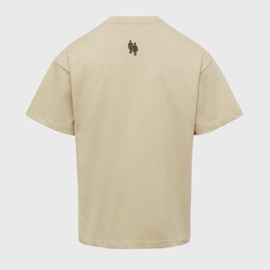 Twisted Champs Tee Taupe