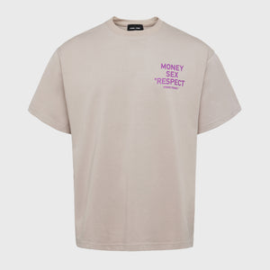 Respect Tee Grey and Purple