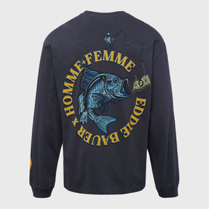 Homme Femme x Eddie Bauer Catch of the Day Long Sleeve Washed Navy