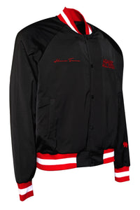 Varsity Jacket Black and Red