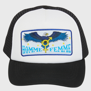 Eagle Trucker Hat Black